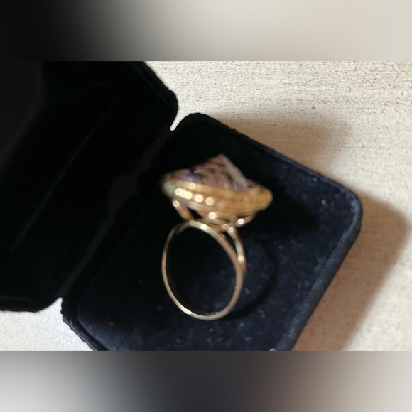 Pink Amethyst Rose de France NWT 14k Gold Ring 💕 - Picture 14 of 15